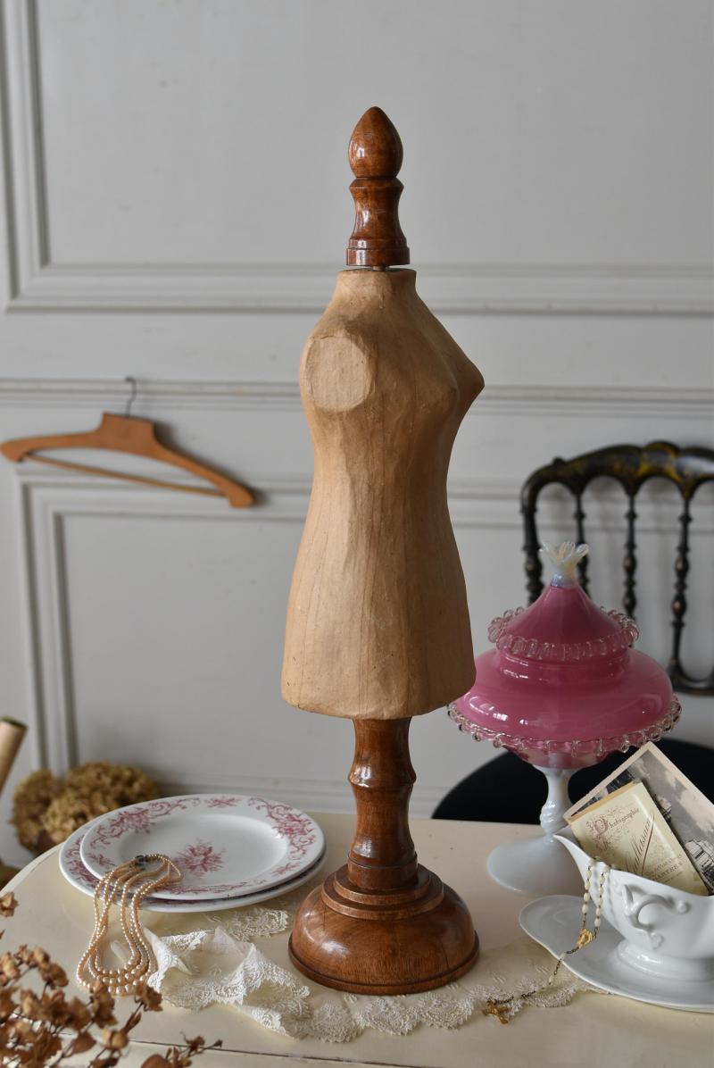 ミニトルソー ドール用トルソー マネキン フランスビンテージ雑貨
