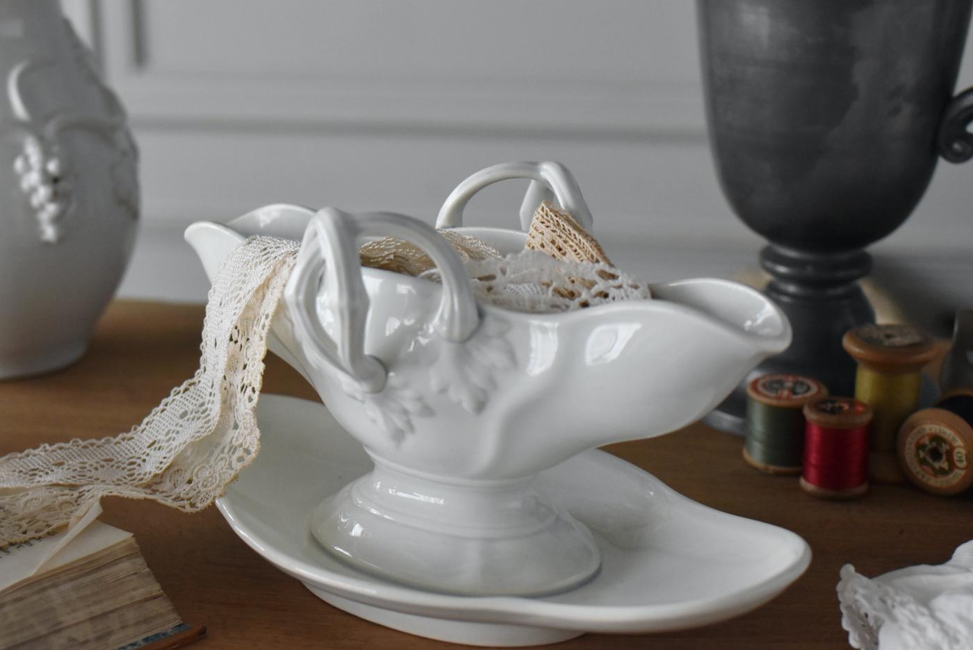 フランスアンティーク雑貨 ソーシエール2.Creil et Montereau