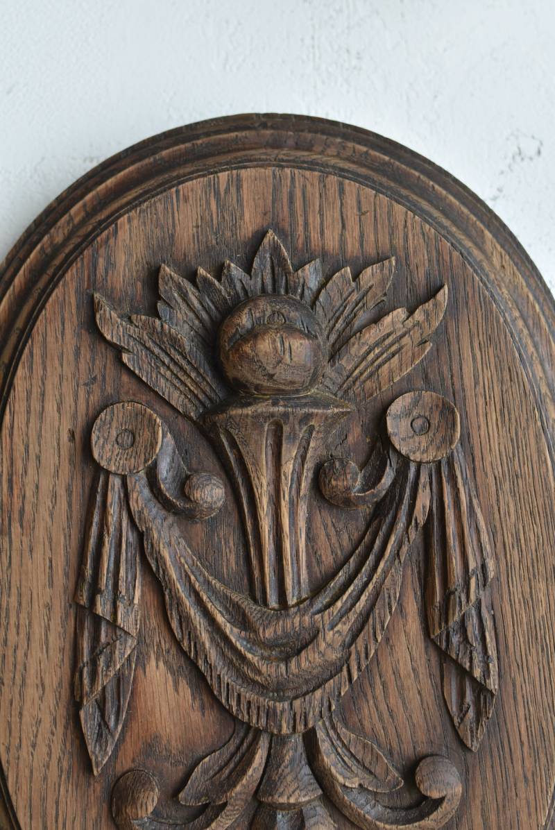 フランスアンティーク雑貨 ウォールデコレーション.オーバル 壁面