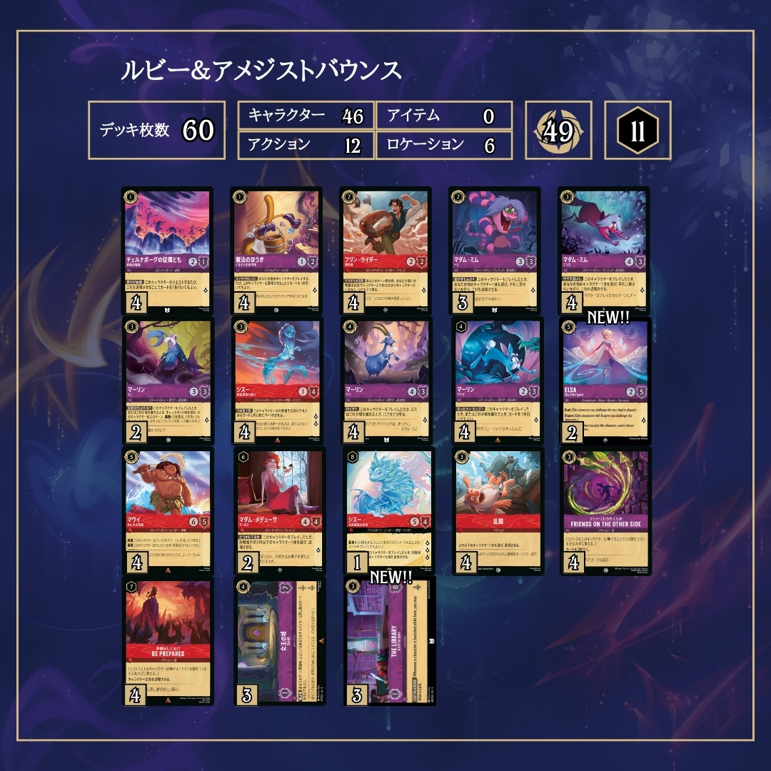 ロルカナ五弾環境デッキ・注目カード紹介【ルビー＆アメジストバウンス