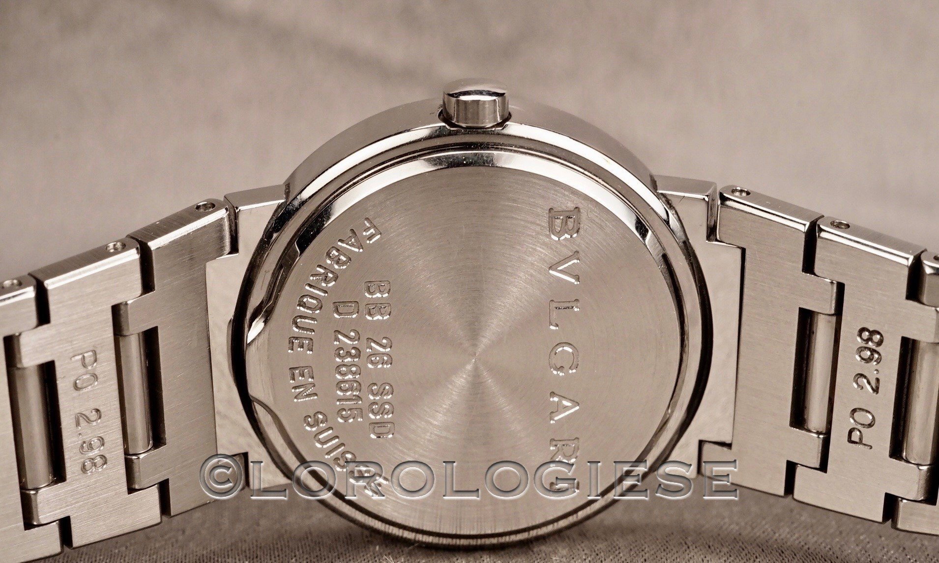 Bulgari Bulgari - Ref, BB26 Iconic Lady Steel Watch - Lorologiese