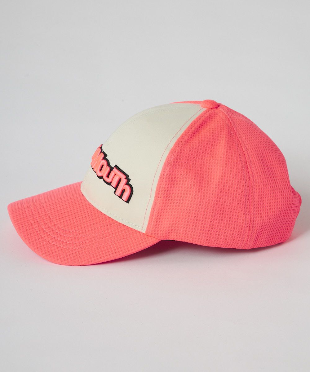 ユニセックス 軽量メッシュキャップ ピンク コンパクト収納可能