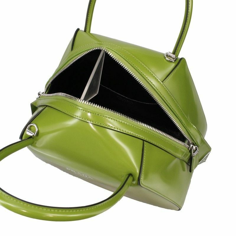 プラダ PRADA ハンドバッグ レディース SPAZZOLATO グリーン 1BA366