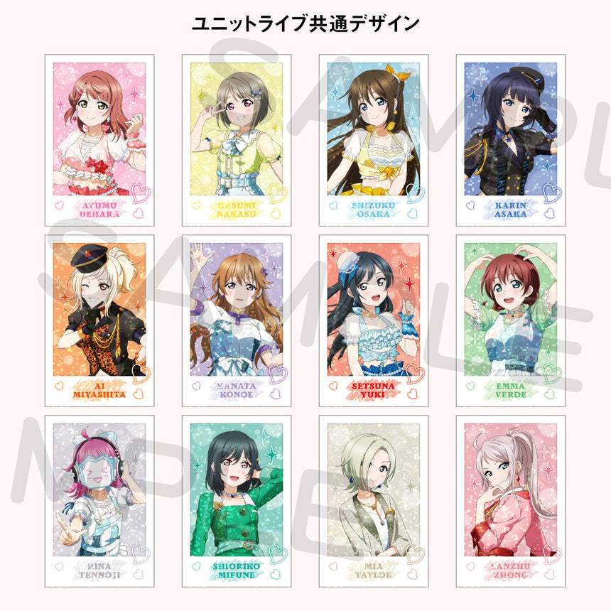 ポラロイド風ホログラムトレカ（ランダム全12種） – ラブライブ