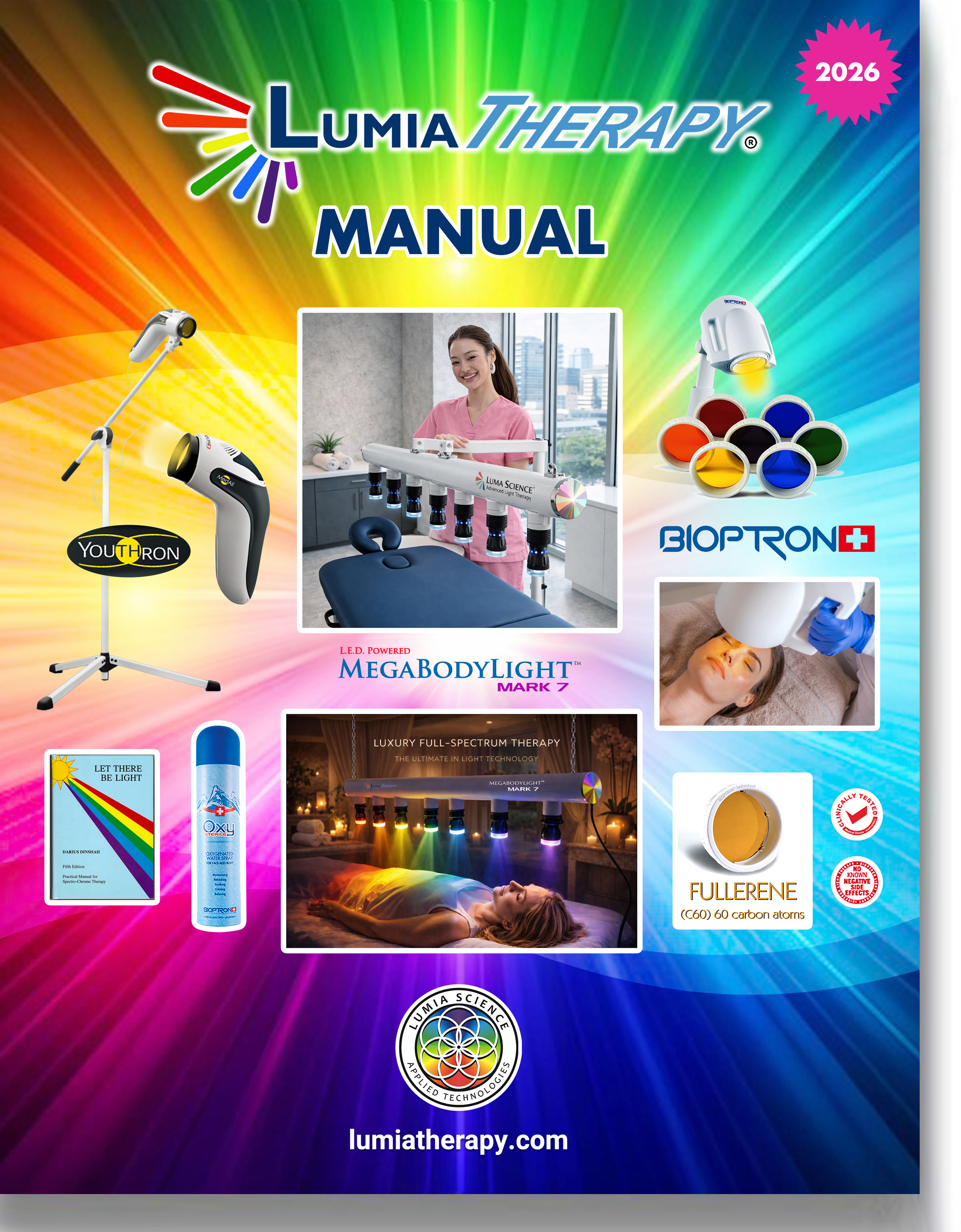 YouTHron® / MedAll®-Bioptron & 7 Color Therapy Set w/ Plastic Case