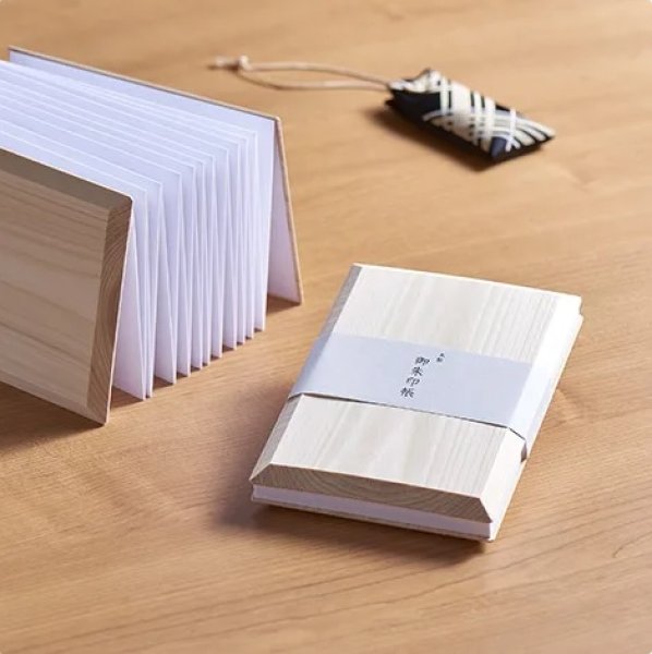 桧 間伐材 御朱印帳 ノベルティグッズ