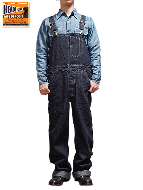 HEAD LIGHT（ヘッドライト） 】 【 9.5oz. 】 デニムオーバーオール