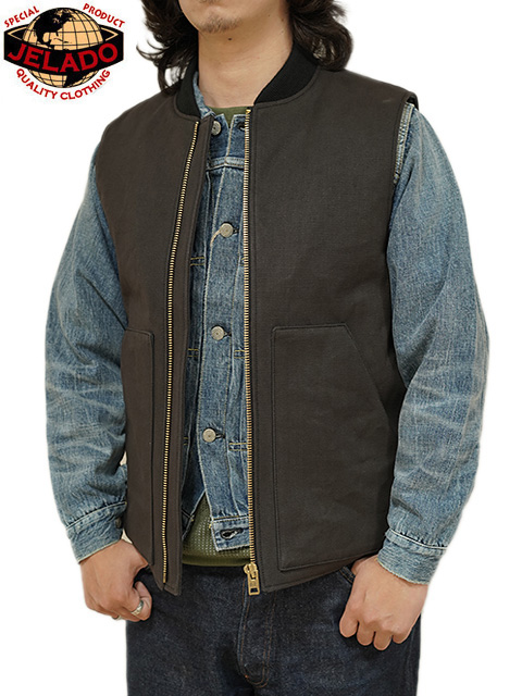 JELADO（ジェラード） 】 ヘビーダックベスト [ Bean Vest ] [ Smoke