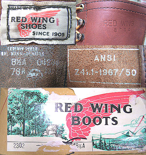 レッドウイング（デッドストック）RED WING 104 ポストマン・タイプ