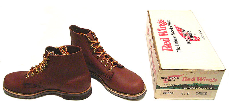 Deadstock 1994'S RED WING 956 RUGGED WORK BOOT 6inch USA製 箱付 FS