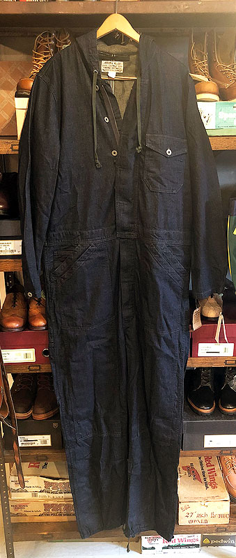 RRL USN WHEATON CVR-COVERALL ダブルアールエル デニム ツナギ