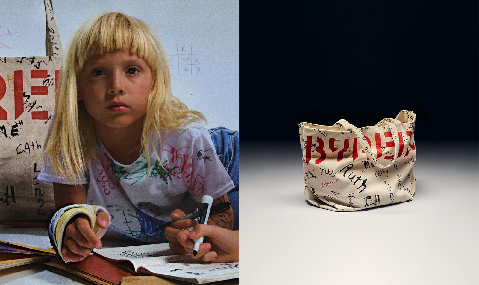 BYREDO “DJ Scribble Tote Bag” | Lula JAPAN [ルラ ジャパン]