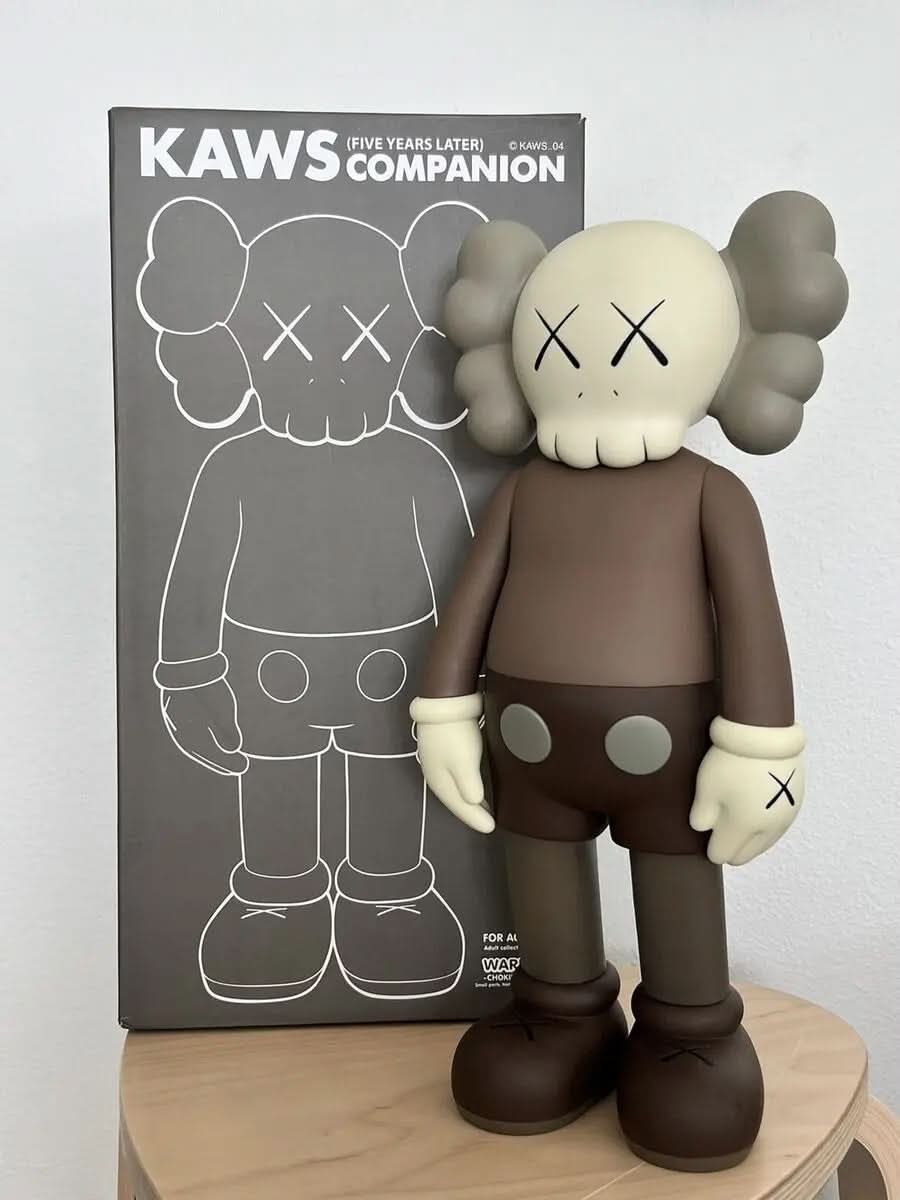 KAWS – Companion Vinyl Figure Brown 2016 | Painted Vinyl Sculpture