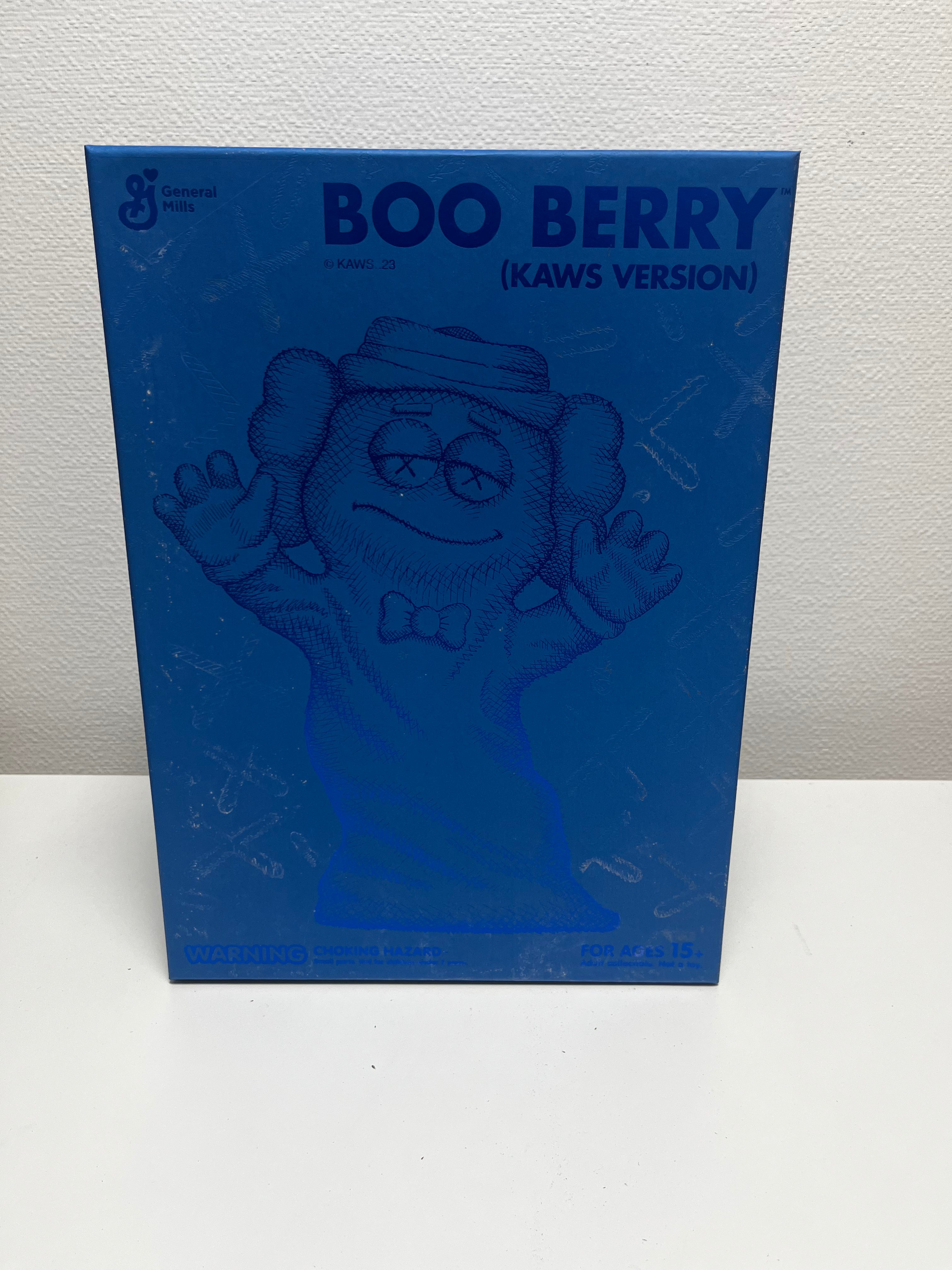 KAWS – Cereal Monster Boo Berry 2024 | Vinyl Sculpture – LYNART STORE