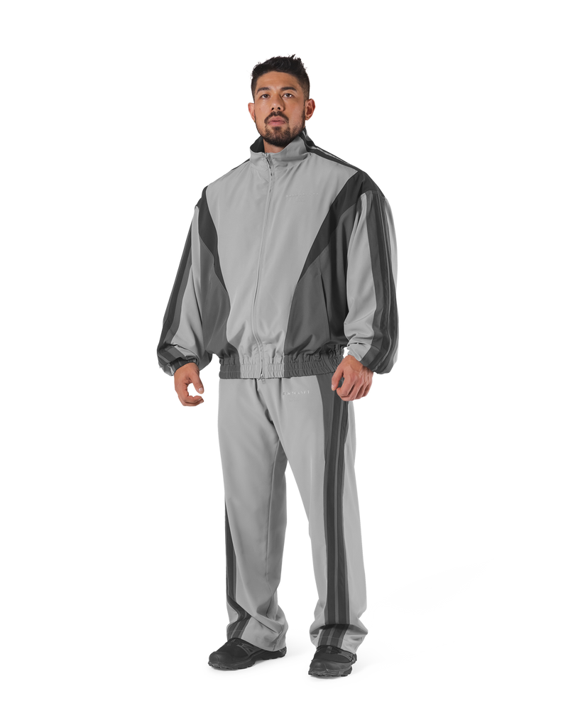 2Line Oversize Track Jacket - Grey – LÝFT