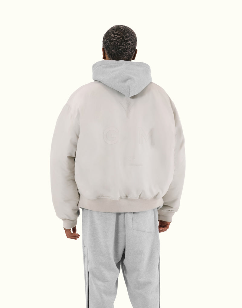 Oversize Puffer Jacket - Ivory – LÝFT