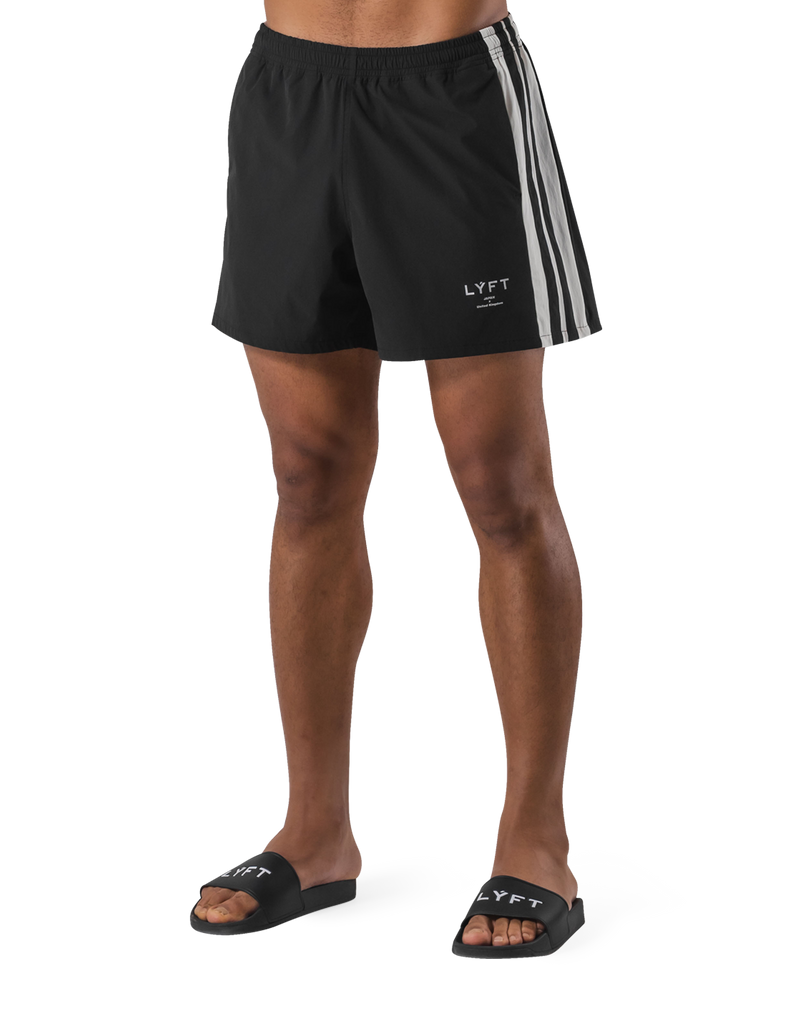 LÝFT 2Line Swim Shorts - Black
