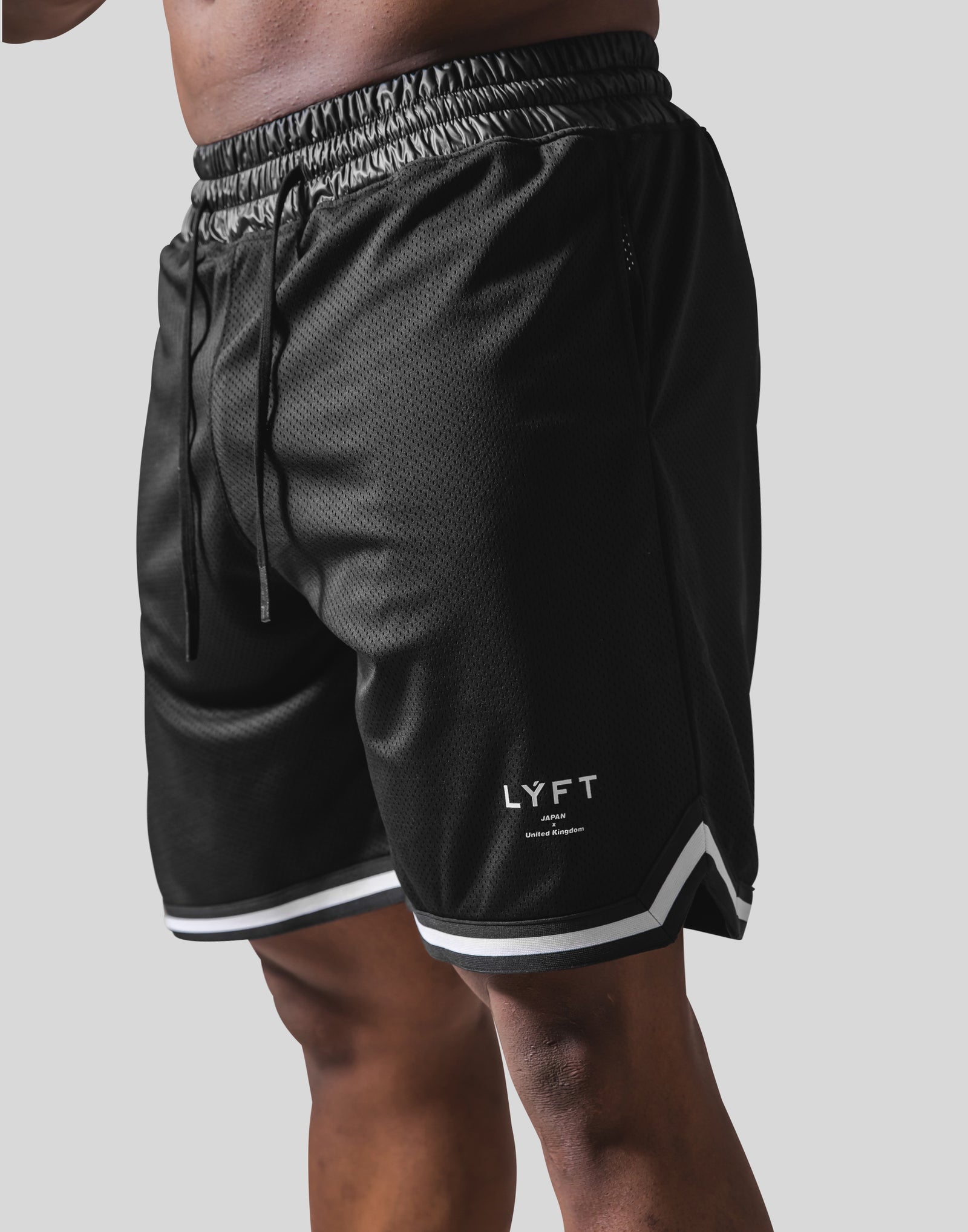 LÝFT Mesh Basketball Shorts - Black