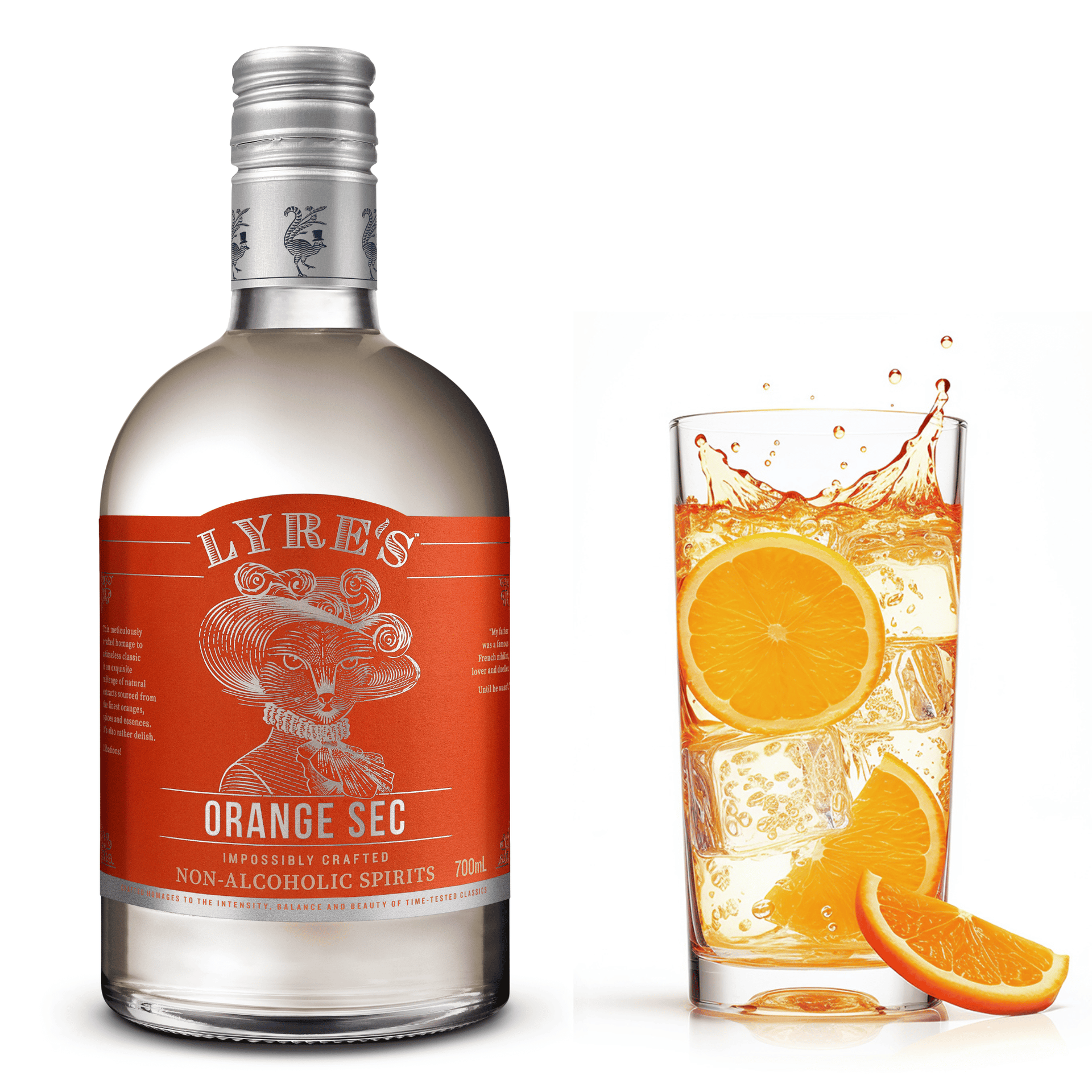 Non Alcoholic Orange Sec 700ml - Zero Alcohol Triple Sec