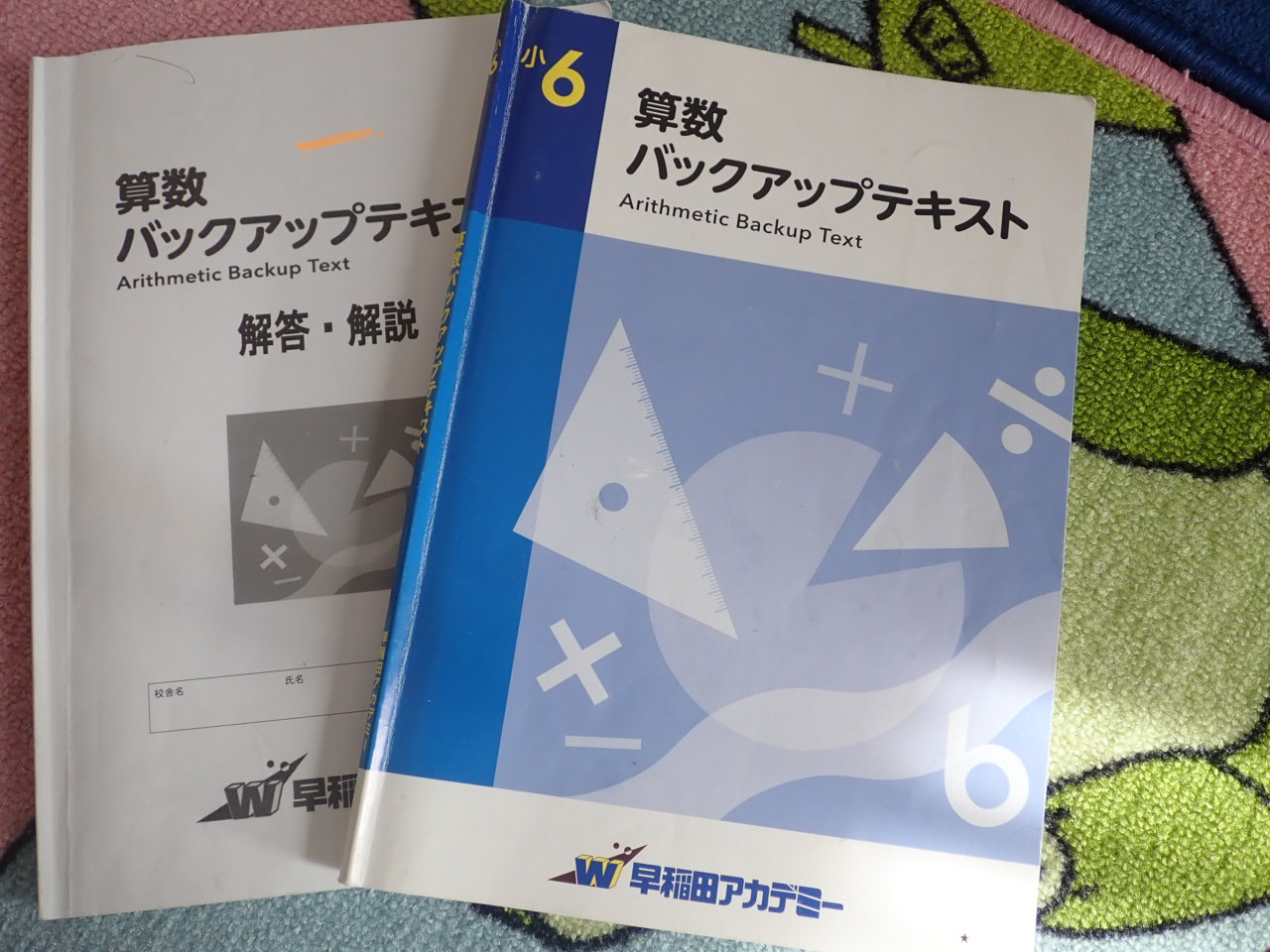 中学受験】長男の算数偏差値を上げたバックアップテキストが傑作
