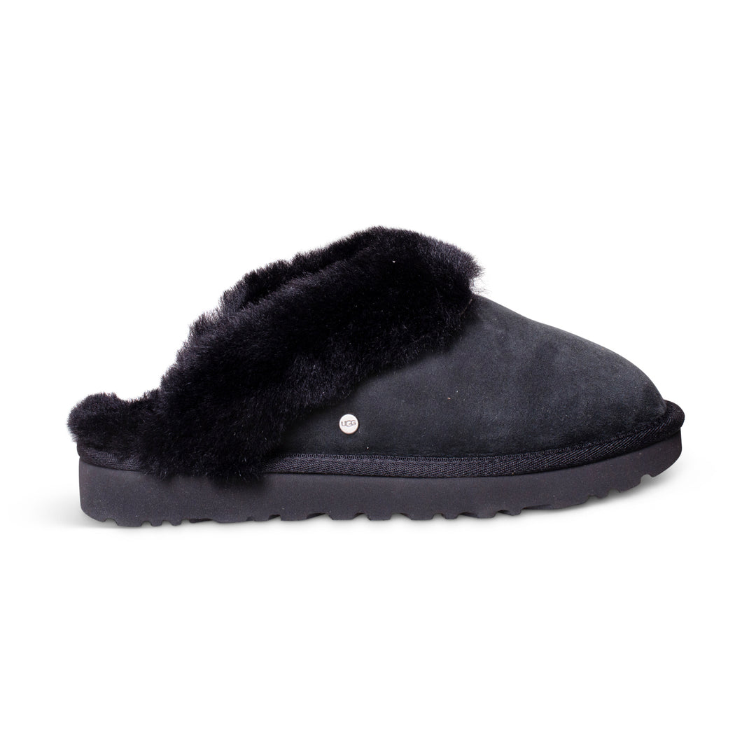 UGG Classic Slipper II Black Slippers - Women's – MyCozyBoots