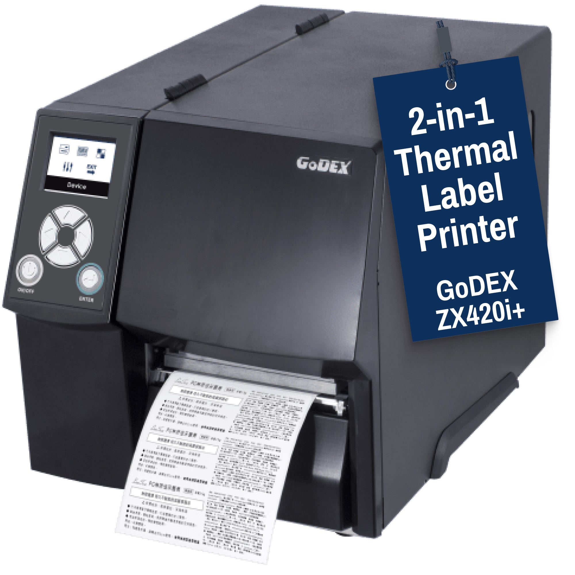 GoDEX ZX420i+ Thermal Printer, 203 DPI