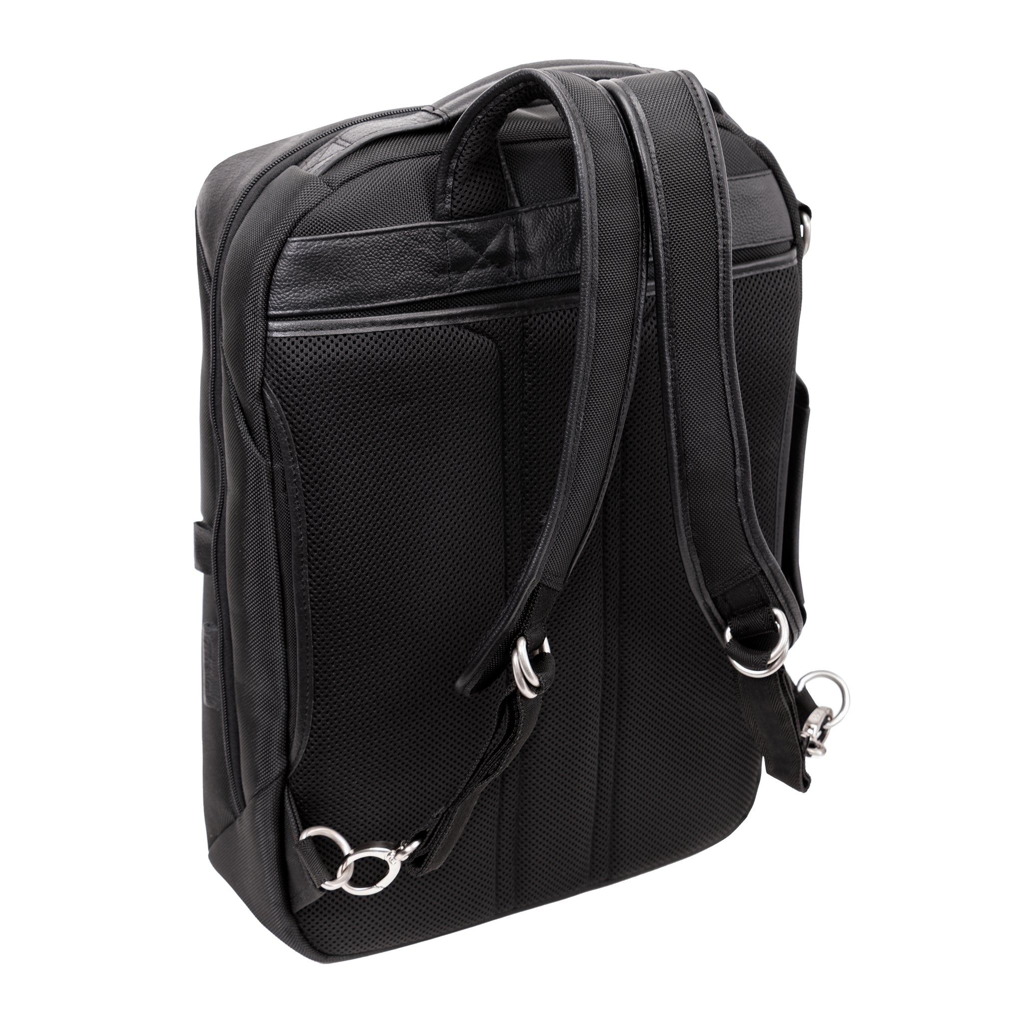 EAST SIDE | 17” Nylon 2-In-1 Laptop Cross-Body & Backpack – McKleinUSA