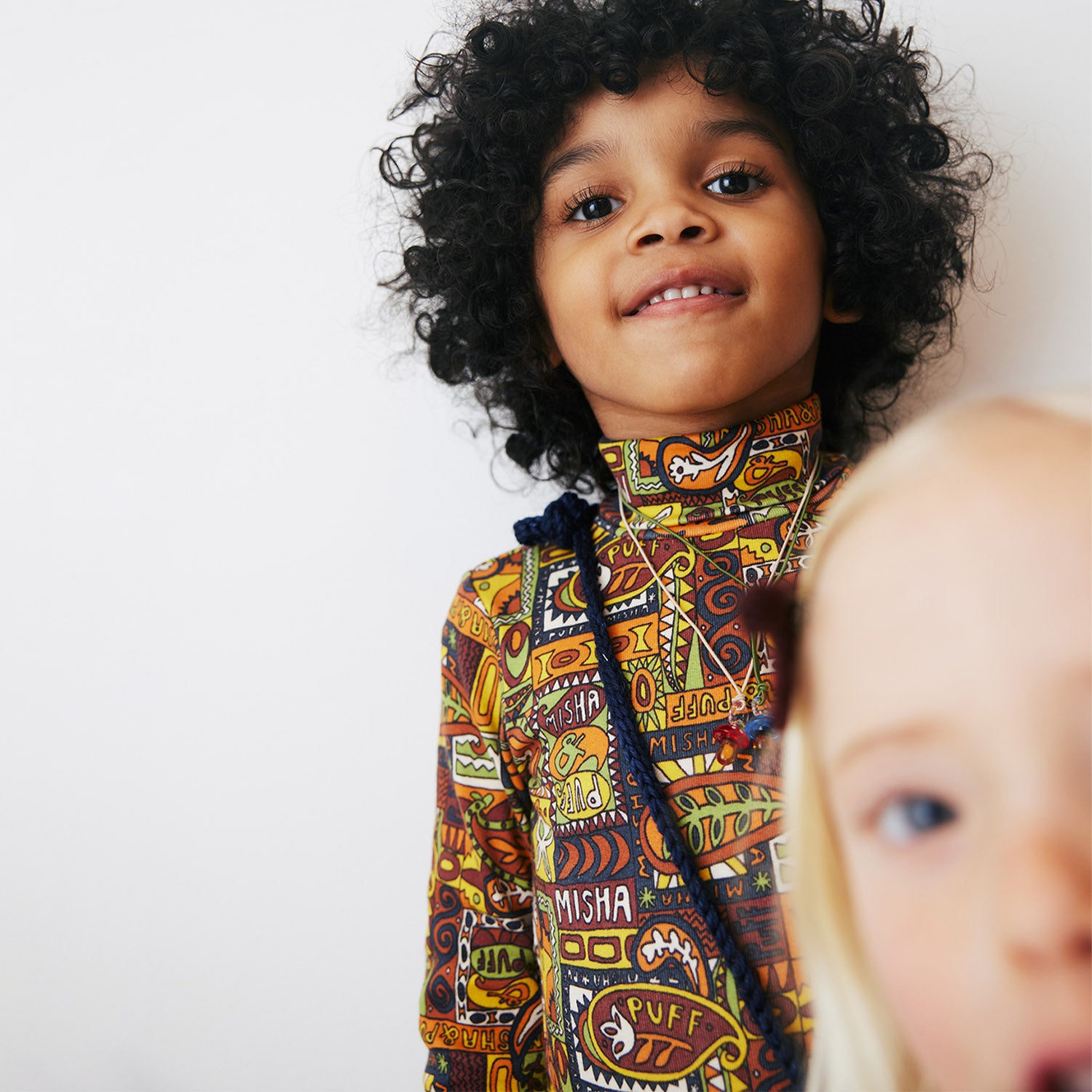 Pima Cotton Turtleneck - Fox Groovy Paisley – MamaOwl