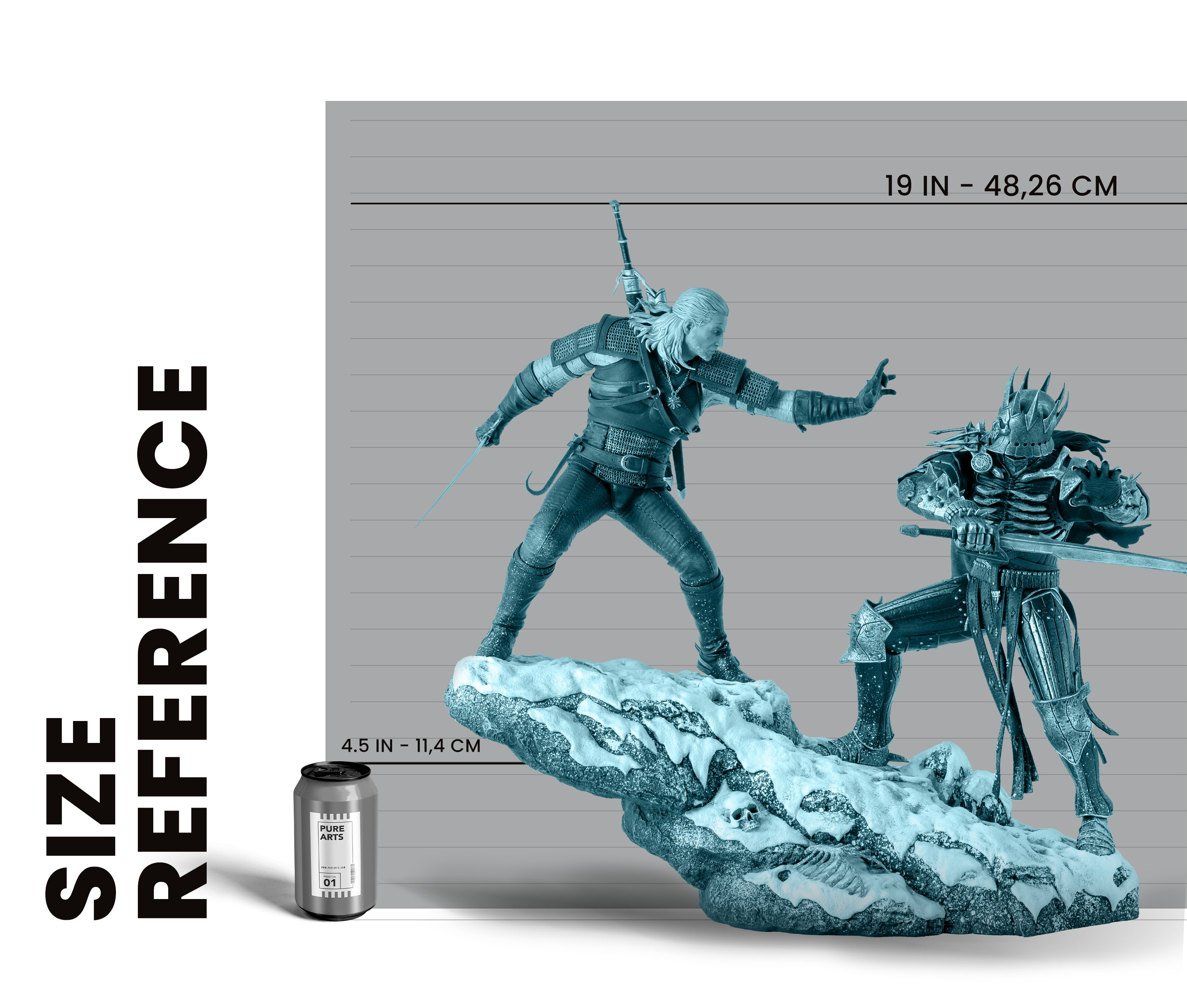 ウィッチャー3 ワイルドハント/ リヴィアのゲラルト vs エレディン 1/6