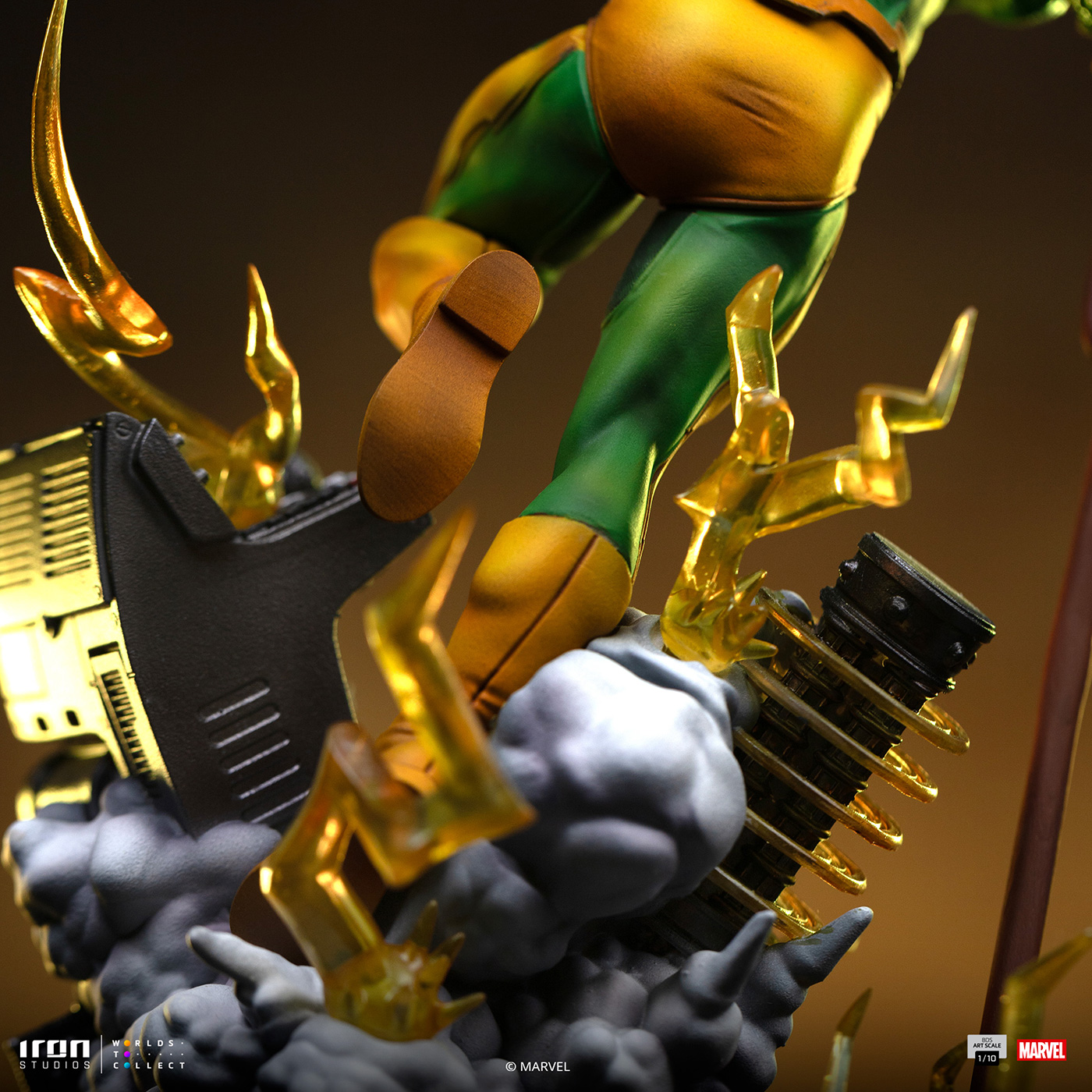 マーベルコミック/ エレクトロ 1/10 バトルジオラマ スタチュー