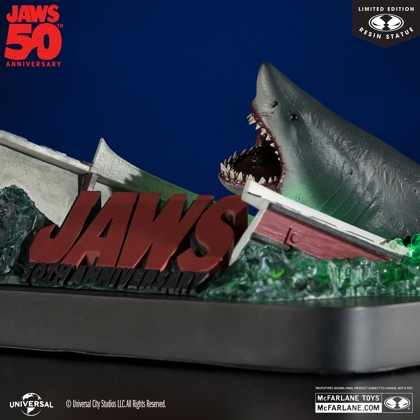 ムービーマニアックス/ JAWS: ジョーズ 50周年記念 1/48 スタチュー
