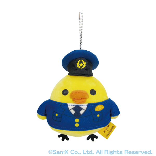 警察グッズ販売店 有富商会 / 警察リラックママスコット【キイロイトリ】