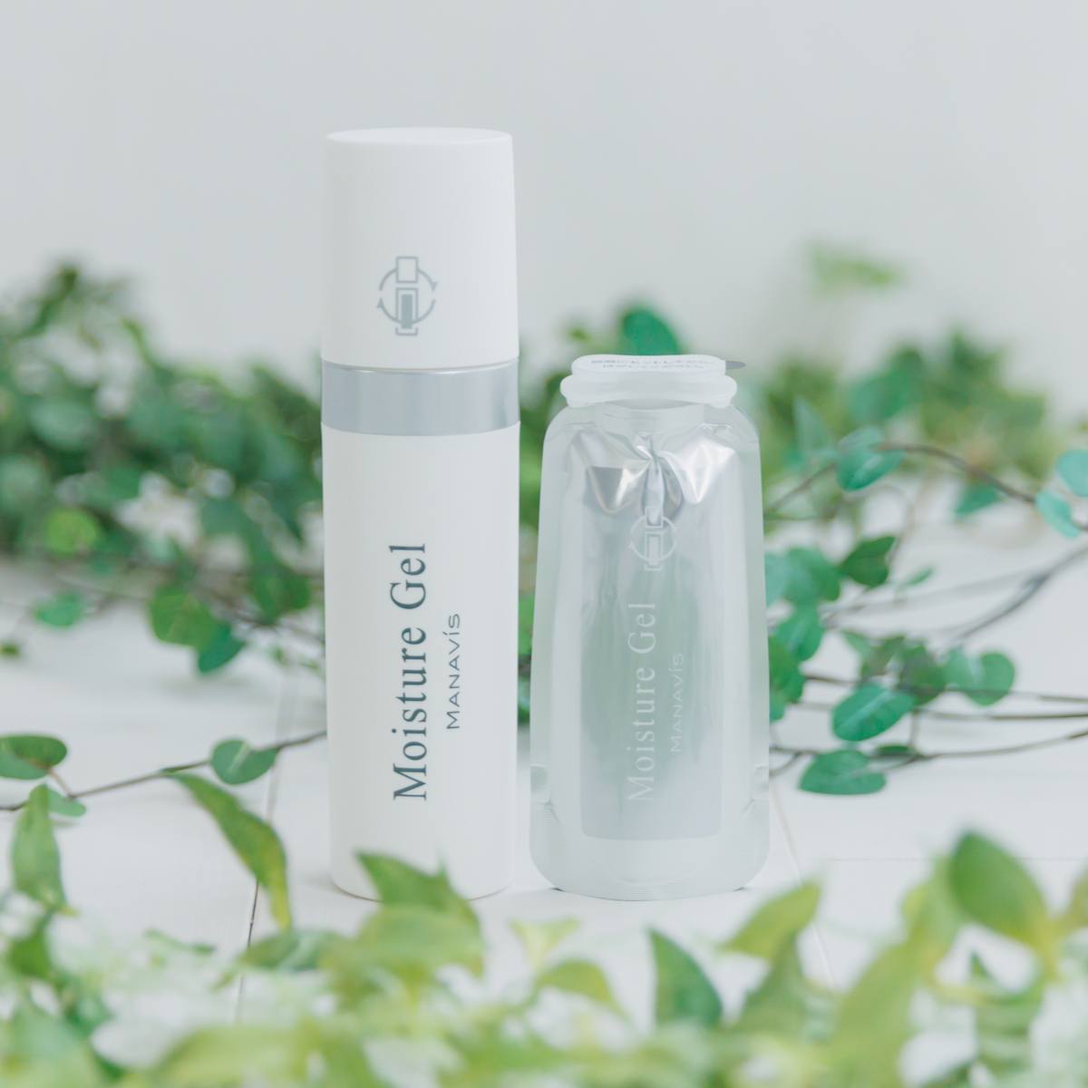 モイスチャージェルセット（つめかえリフィル&専用ボトル） – MANAVIS