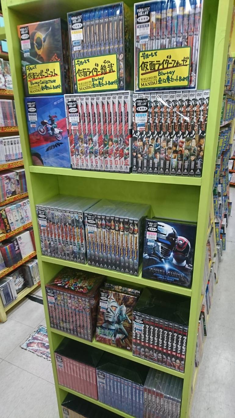 CD/DVD/Blu-ray】☆入荷情報！☆仮面ライダーやゴジラ等々特撮系の