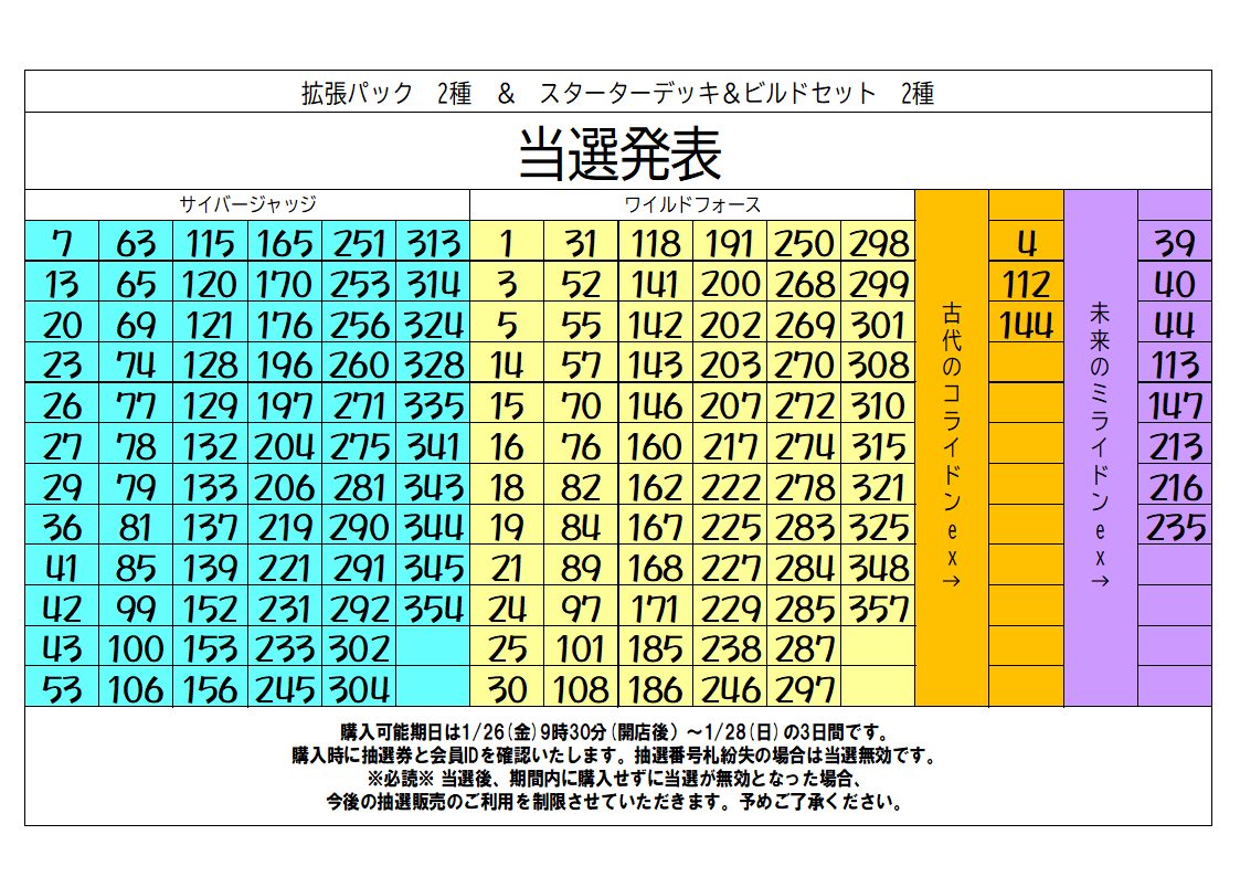 ポケモンカード】1/26発売予定拡張パック 2種 スターターデッキ