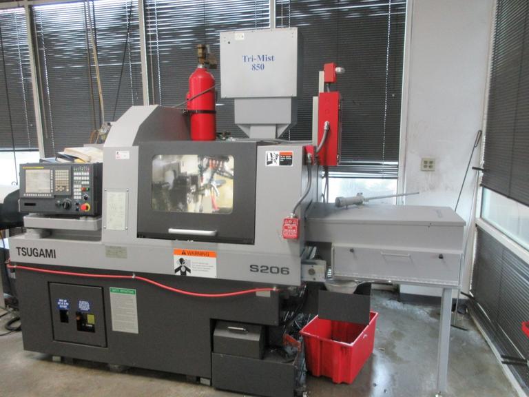 Machines Used | Tsugami S206 20MM CNC Swiss Screw Machine with LNS
