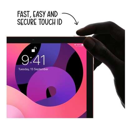 Apple iPad Air 4th Generation | 256GB | Wi-Fi + Cellular | Space