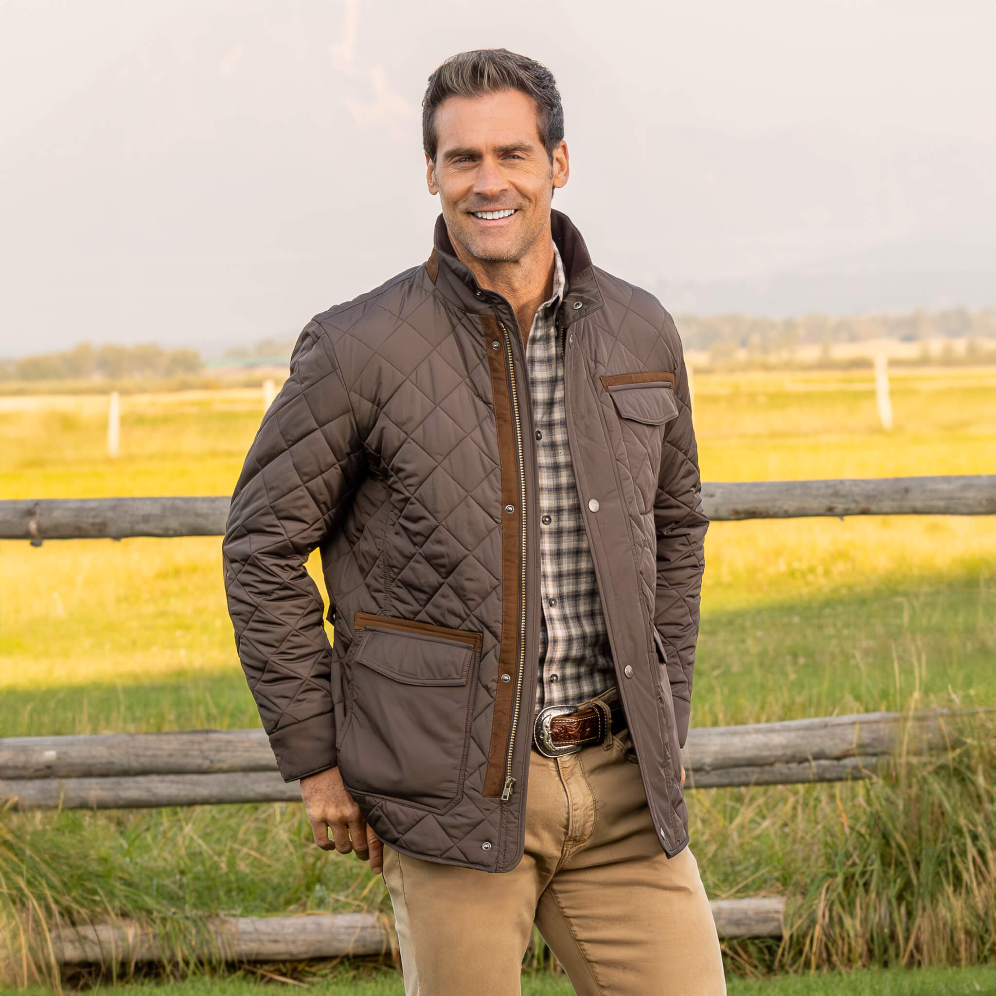 Adventurer Diamond Quilted Nylon Jacket - Madison Creek Outfitters