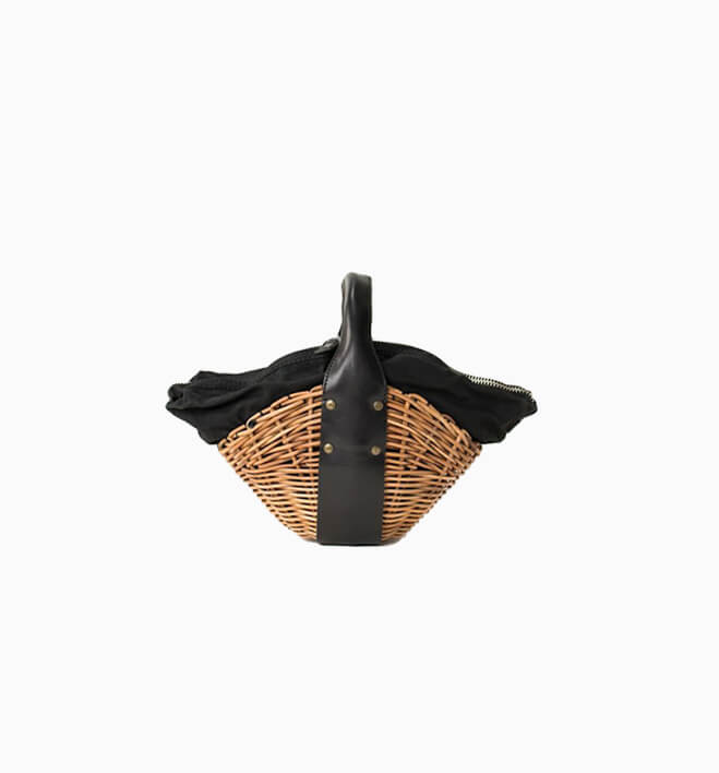 ebagosファスナー付バスケット（ファスナー付き1本手）オイル