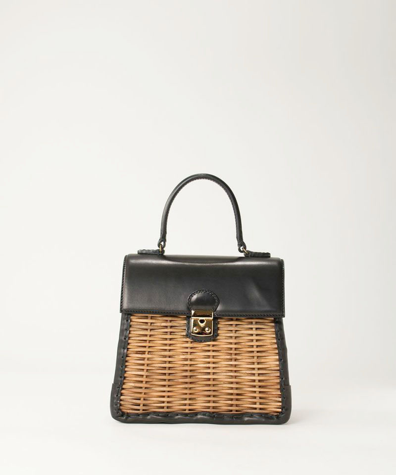 ebagos カーフ・ハンドバッグ M（かっちりバッグ/カーフケリー）カーフ