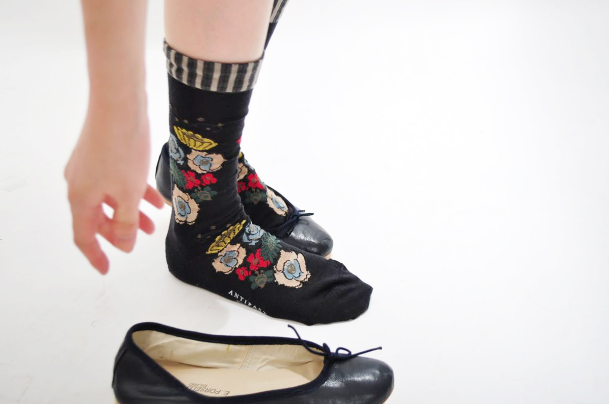 porselli ポルセリバレエシューズ BLACK | マドリガル公式通販サイト