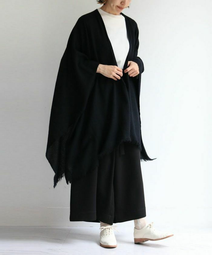 private 02 04 カシミアストール(ポンチョ）プライベート 02 04