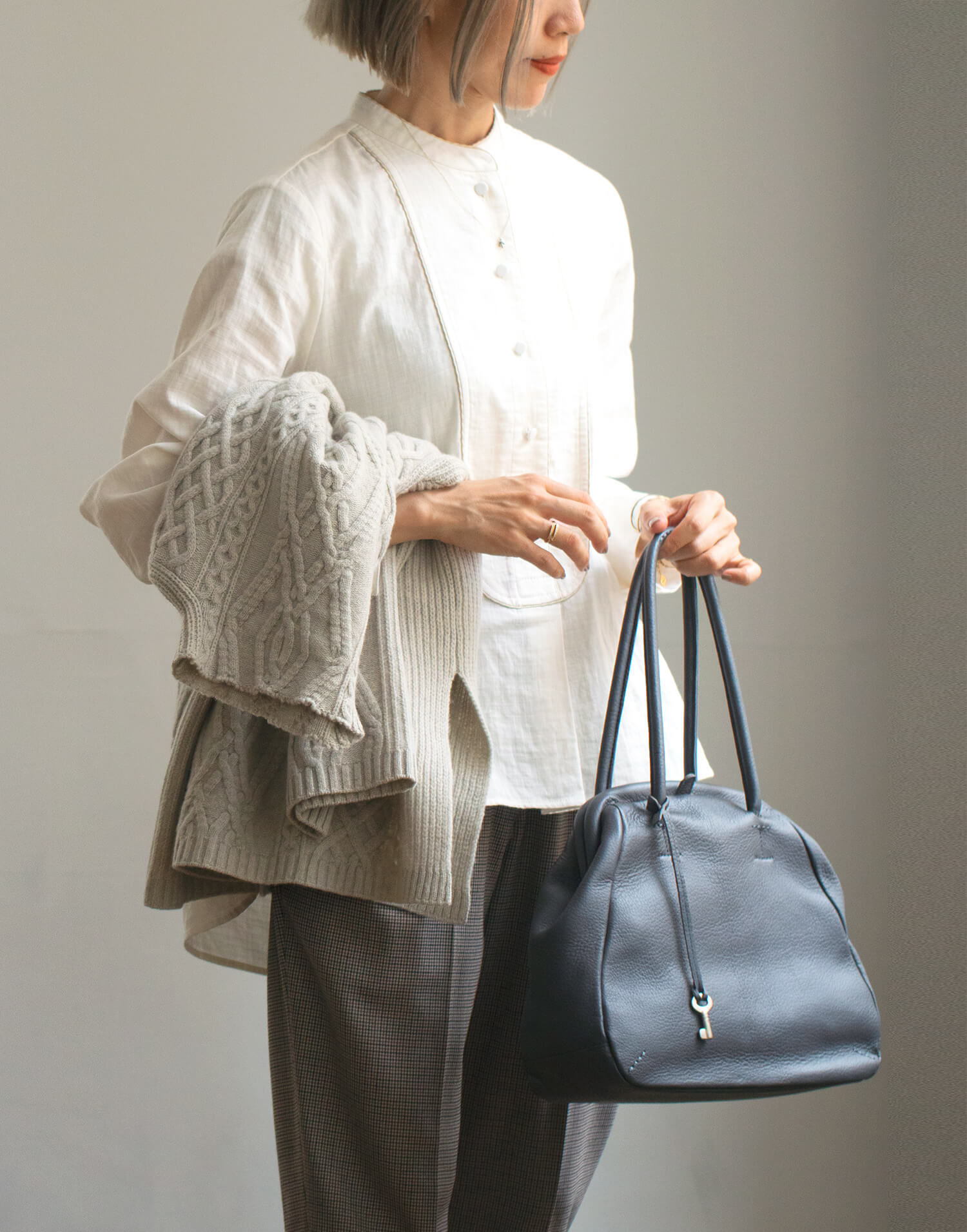 予約】「しっくりバッグ ブラック」soutiencollar ステンカラー