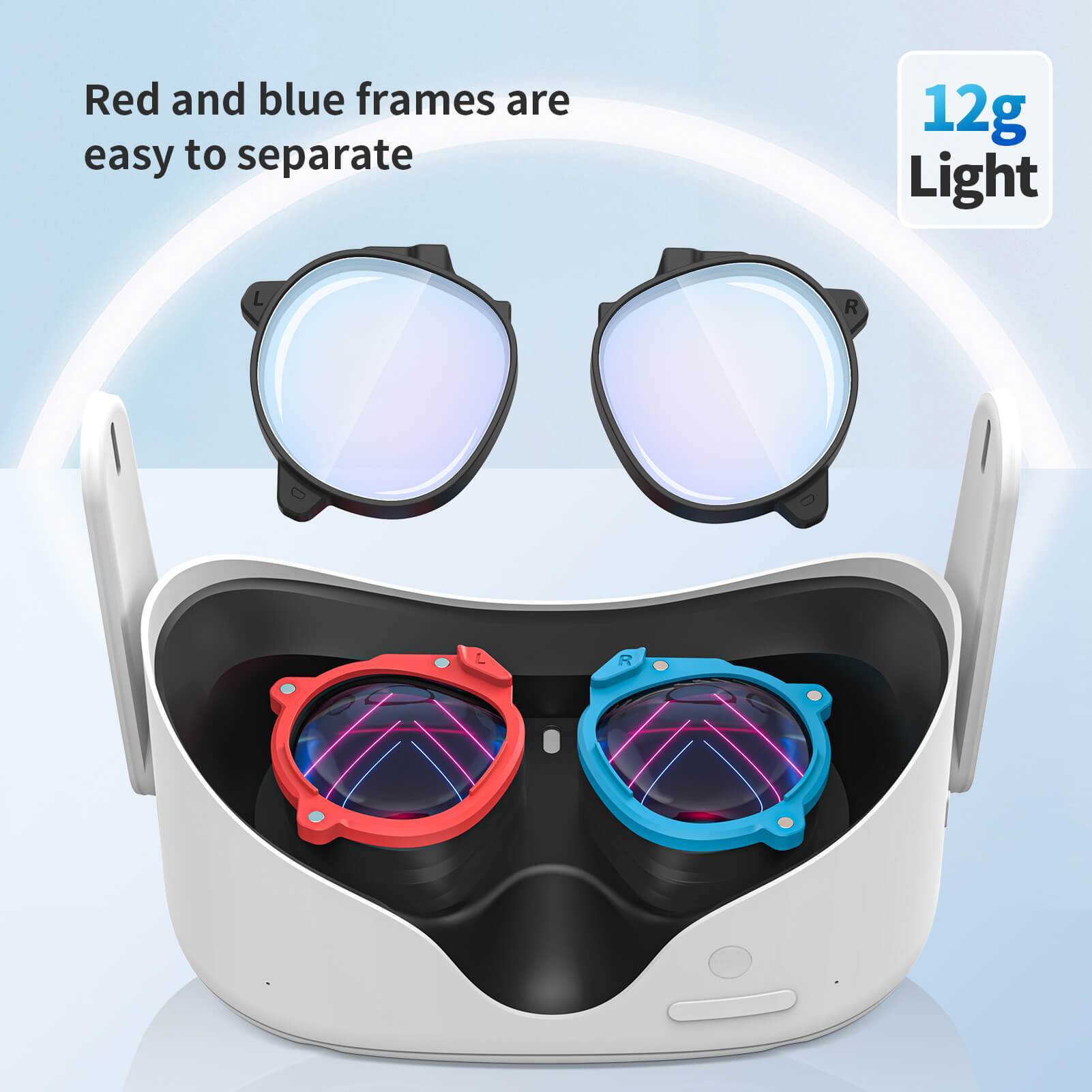 MaeckerVR Quest 2 Prescription Lenses with Blue Light Protect
