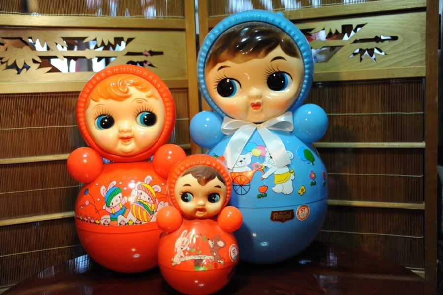 可愛すぎるよこれ〜♡昭和レトロな赤ちゃんの起き上がりこぼし復刻