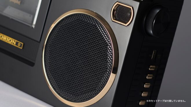 Bluetooth機能も搭載！80年代に大流行したラジカセを再現「ORION