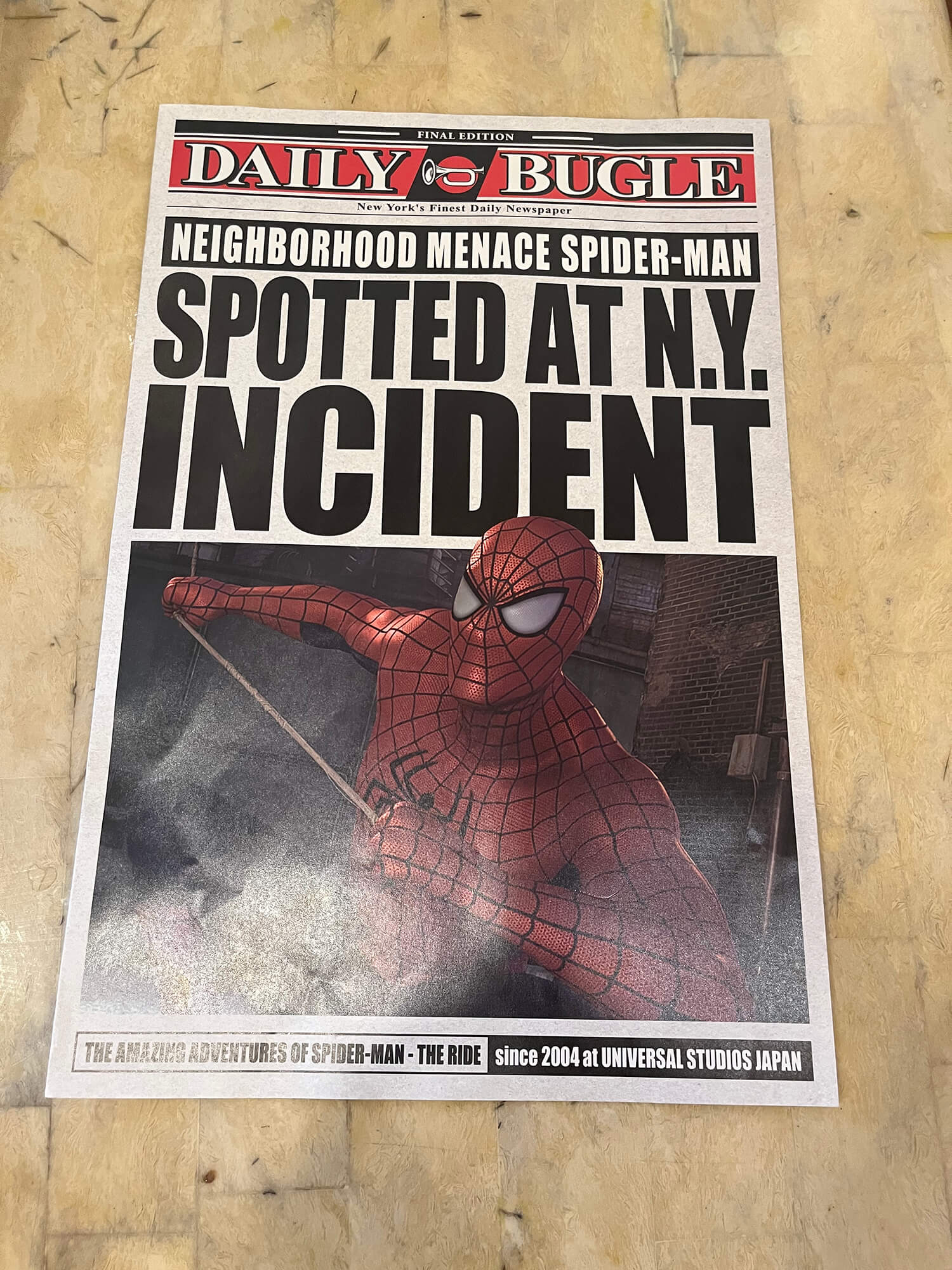 USJスパイダーマン・ファイナル アトラクションの舞台“独立記念日”に