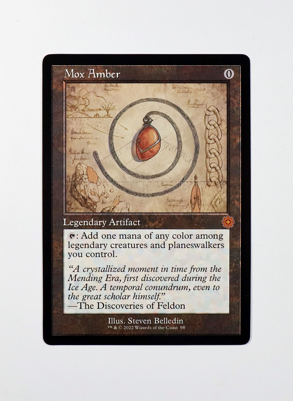 MTGモックス・アンバー モックス・アンバー foil 日本語 初版 Mox