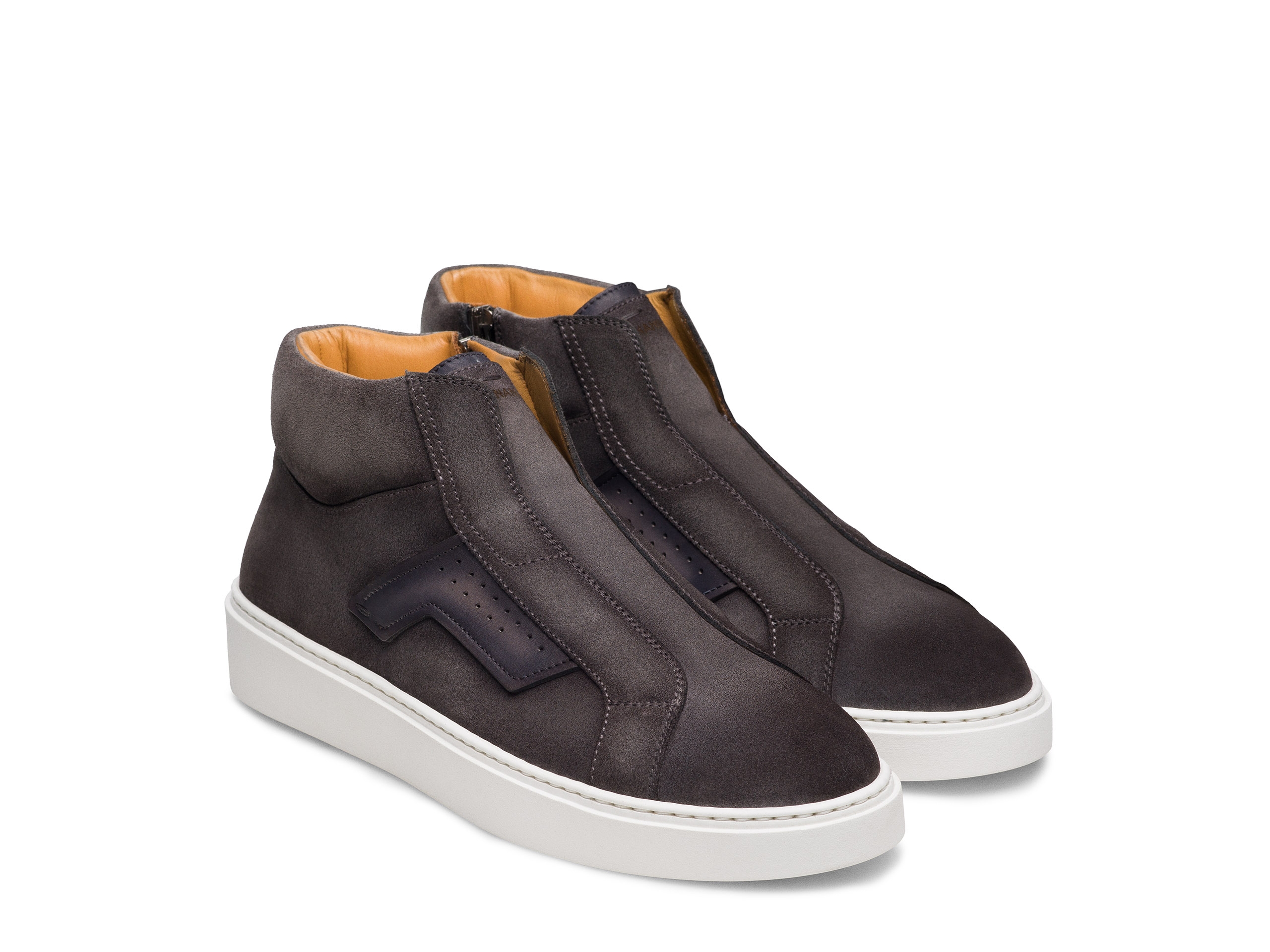 Phoenix Mid Slip Men's Slip-On Mid-Top Sneakers | Magnanni