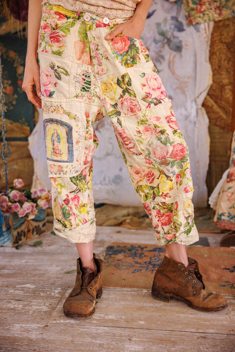 Patchwork Miner Trousers – Magnolia Pearl Clothing